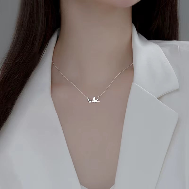 Crystal Dove Necklace