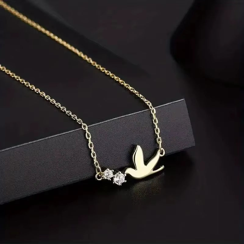 Crystal Dove Necklace