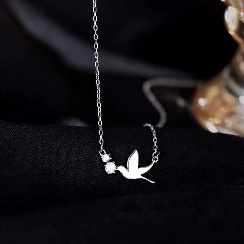 Crystal Dove Necklace