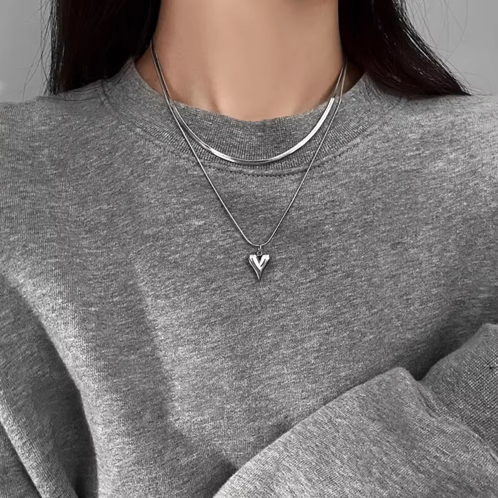 Heart Pendant Necklace 